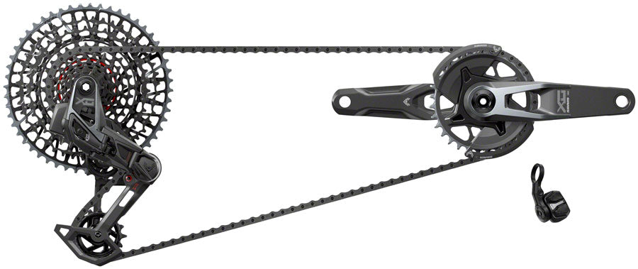 SRAM X0 T-Type Eagle V2 AXS Groupset 165mm Black  >
