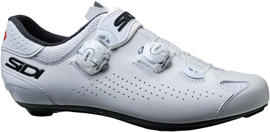 SIDI Genius 10  Road Shoes - Men's White/White 45.5
