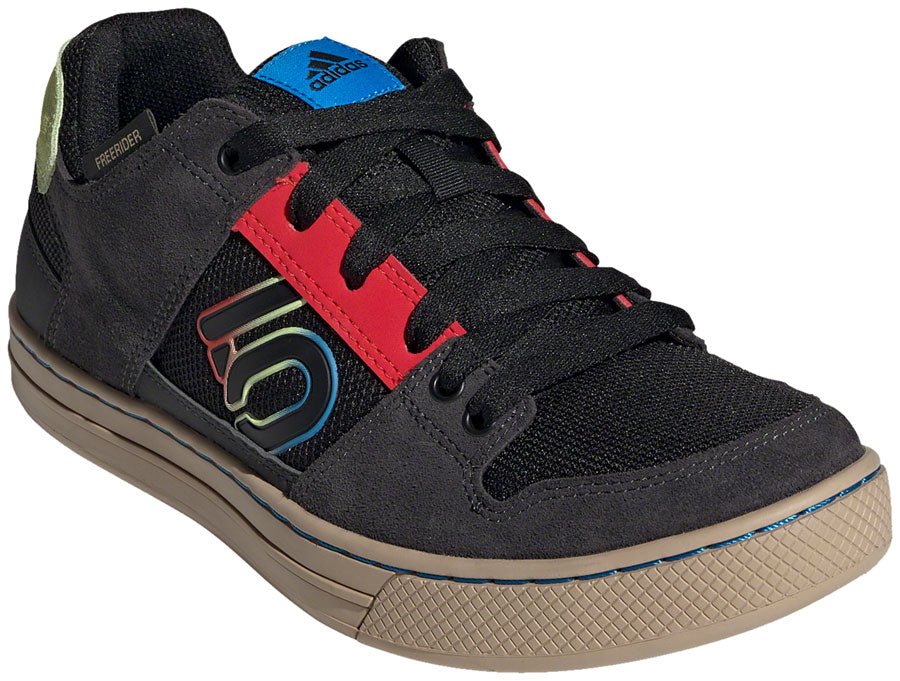 Five Ten Freerider Flat Shoes - Men's Core Black/Carbon/Pulse Lime 12.5