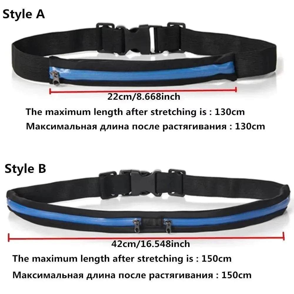 Unisex Running Waist Bag | Adjustable Lightweight Belt Pack for Jogging