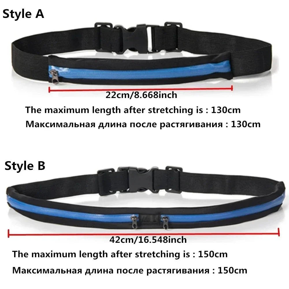 Unisex Running Waist Bag | Adjustable Lightweight Belt Pack for Jogging