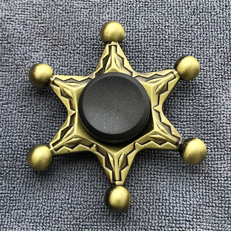 Bronze Metal Alloy Fidget Spinner | R188 Bearing Stress Relief Toy