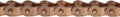 The Shadow Conspiracy Interlock V2 Chain - Single Speed 1/2" x 1/8" 98 Links Half Link Chain Copper