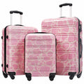 Hardshell Luggage Sets 3-Pcs Spinner Suitcase with TSA Lock