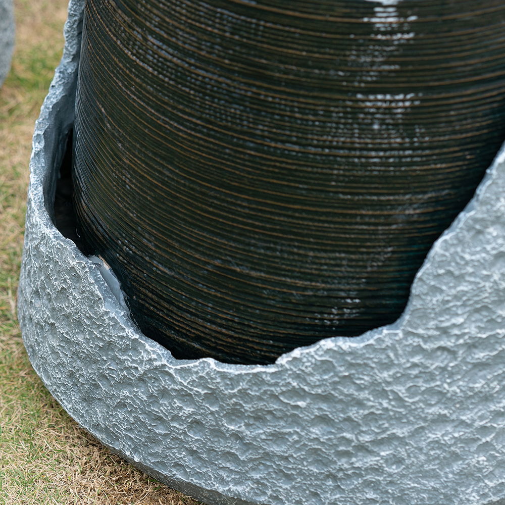 Indoor Outdoor Water Fountain Unique Broken Urn Fountain