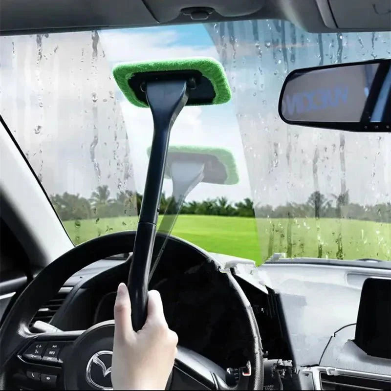 Car Window Cleaning Brush | Easy Grip Windshield Cleaner Tool