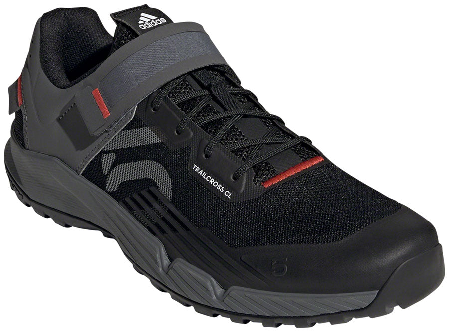 Five Ten Trailcross Mountain Clipless Shoes - Men's Core BLK/Gray Three/Red 12.5