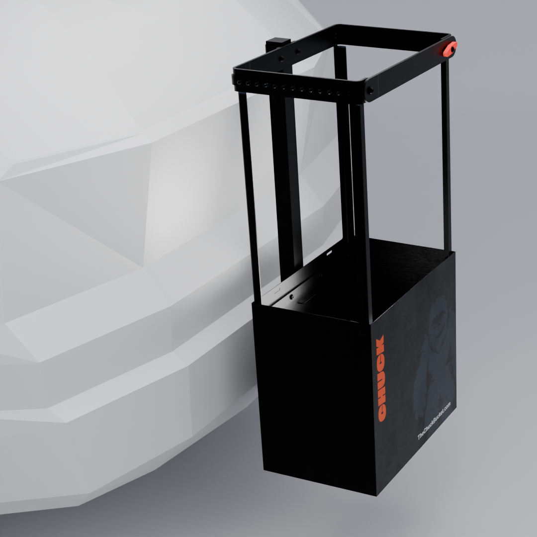 Chuck Bucket Hitch-Mounted Ski & Snowboard Carrier