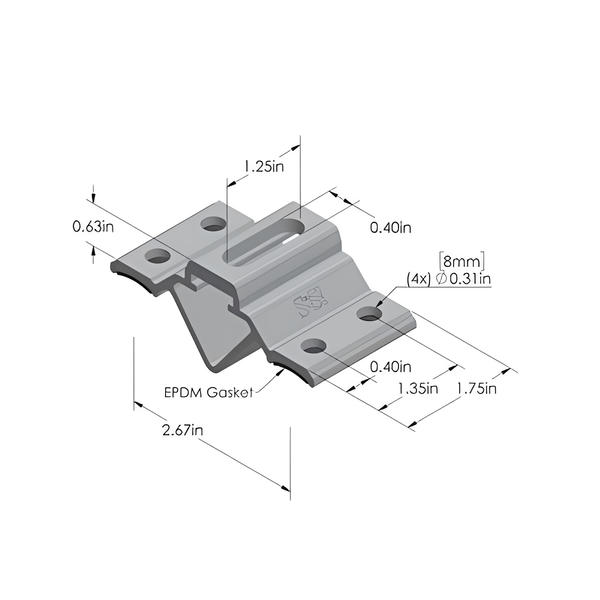 CorruBracket™ 100T for Corrugated Metal Roofs