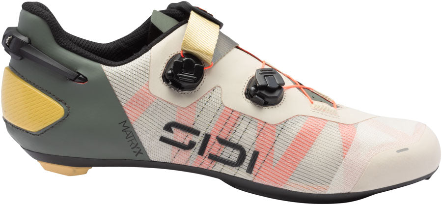 SIDI Wire 3 Road Shoes - Mens Sand Coral Fluo 43.5