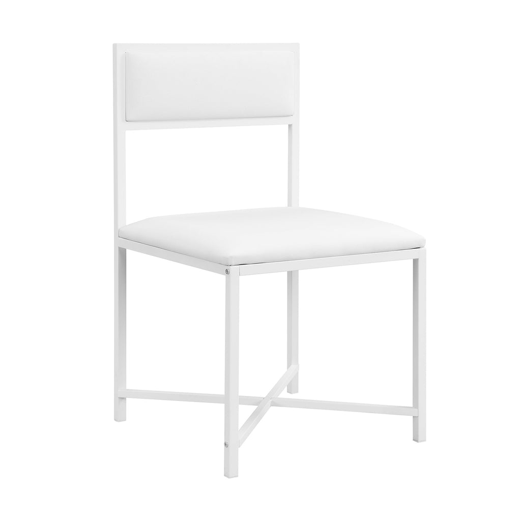 TOPMAX Modern Compact 63-inch 5-Piece Extendable Dining Table Set