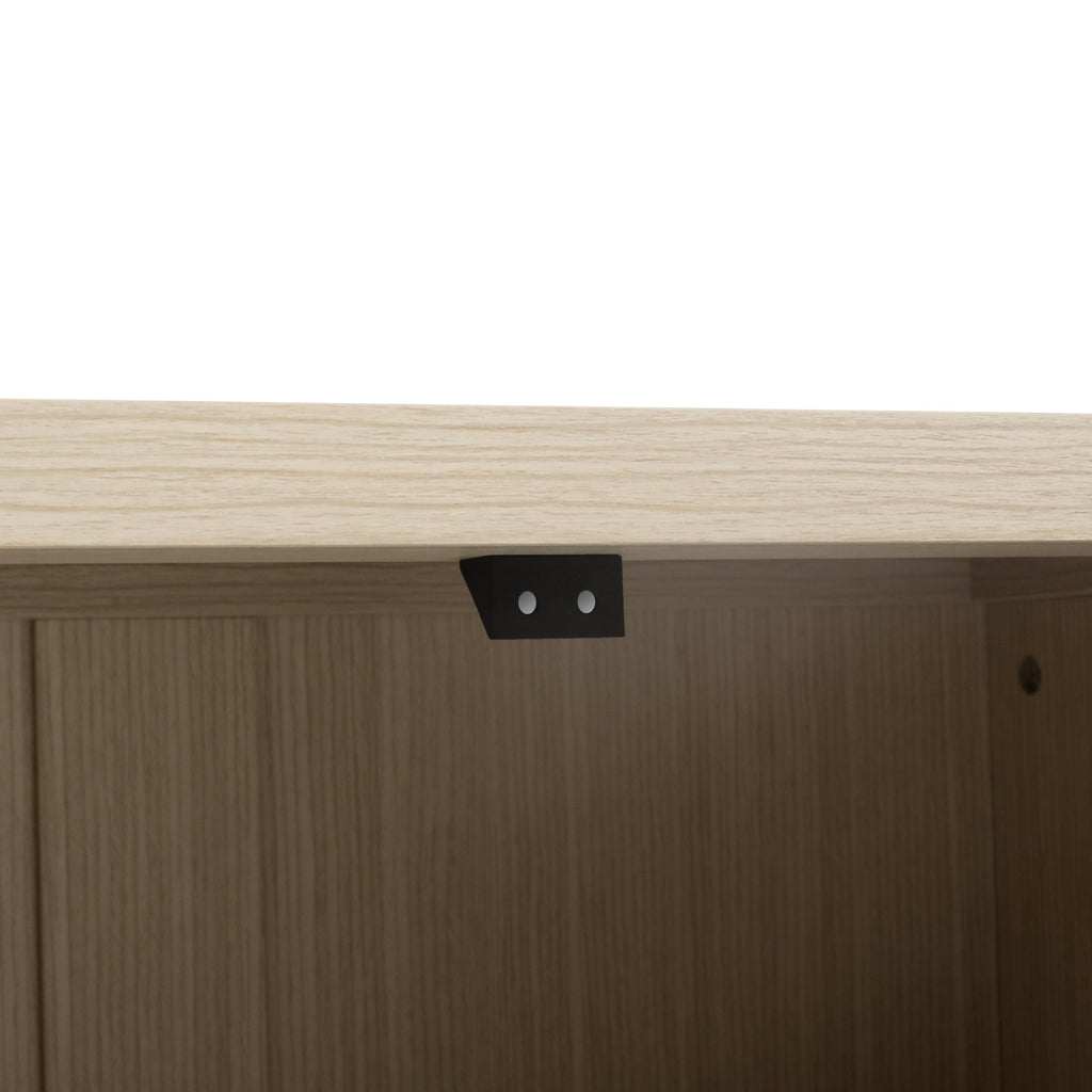Sideboard Buffet Cabinet with 4 Doors and Adjustable Shelves