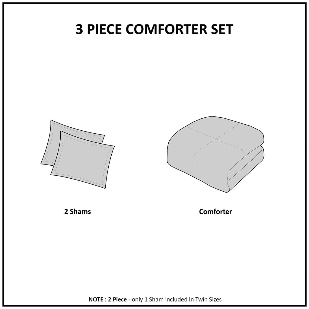 Twin Fur Down Alternative Comforter Mini Set