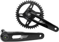SRAM Rival 1x XPLR AXS Power Meter Wide Crankset - 165mm 12/13-Speed 42t 8-Bolt Direct Mount DUB PM Spindle BLK E1