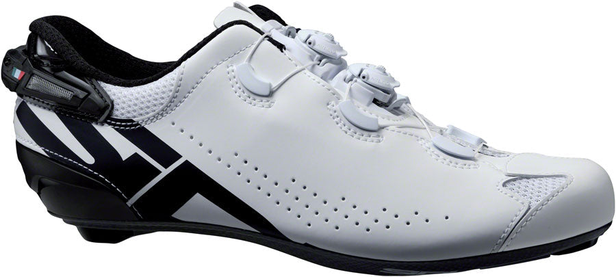 SIDI Shot 2S Road Shoes - Men's White/Black 45.5