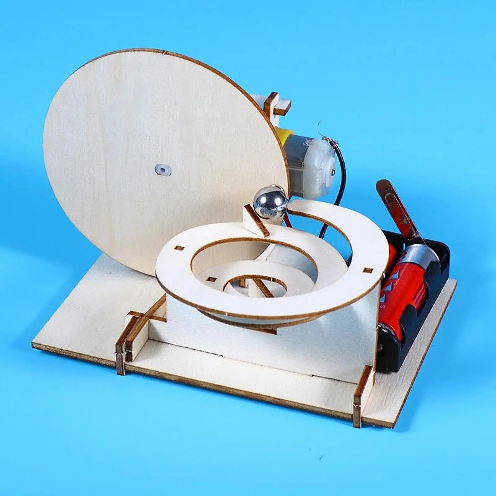 DIY Magnetic Rolling Bead Experiment Kit | Wooden STEM Physics Toy for Kids
