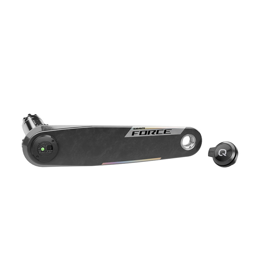 SRAM Force AXS Left Crank Arm Power Meter Spindle Assembly - 175mm 12/13-Speed DUB PM Spindle Carbon E1