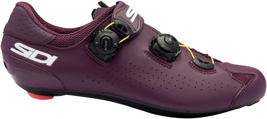 SIDI Genius 10 Road Shoes - Men's Wine 46.5