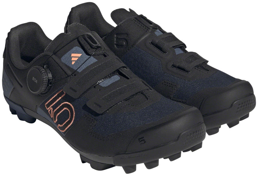 Five Ten Kestrel BOA Mountain Clipless Shoes - Women's Legend Ink/Core BLK/Coral Fusion 9.5