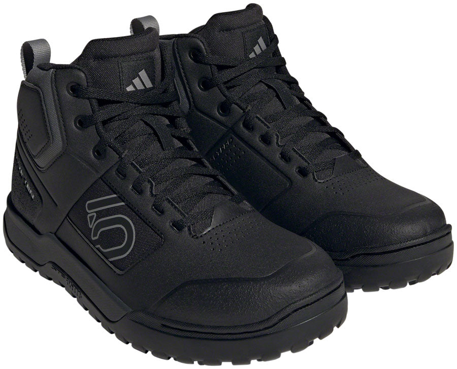 Five Ten Impact Pro Mid Flat Shoes - Men's Core Black/Gray Three/Gray Six 9