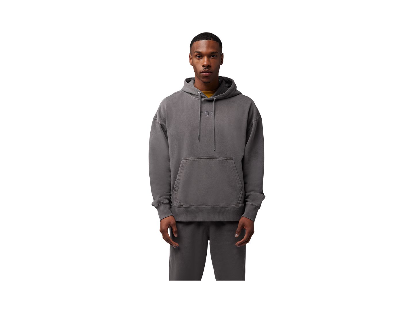 Fox Racing 25 Wordmark Hoodie X-Large Grey Shirt