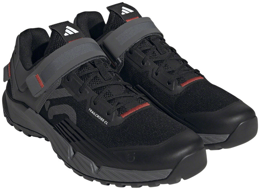Five Ten Trailcross Mountain Clipless Shoes - Men's Core BLK/Gray Three/Red 7