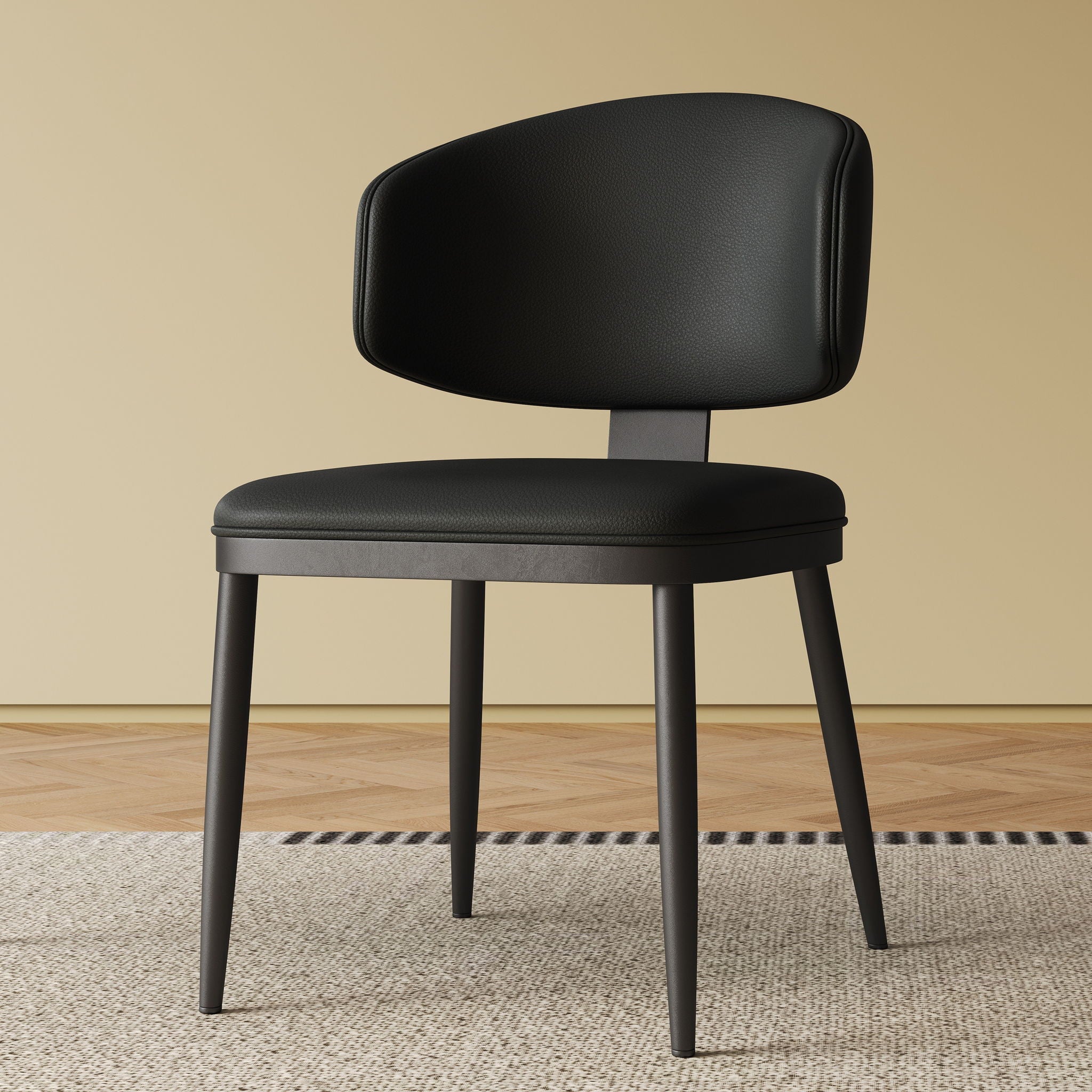 Modern Rectangular Dining Table For 6 With Chairs
