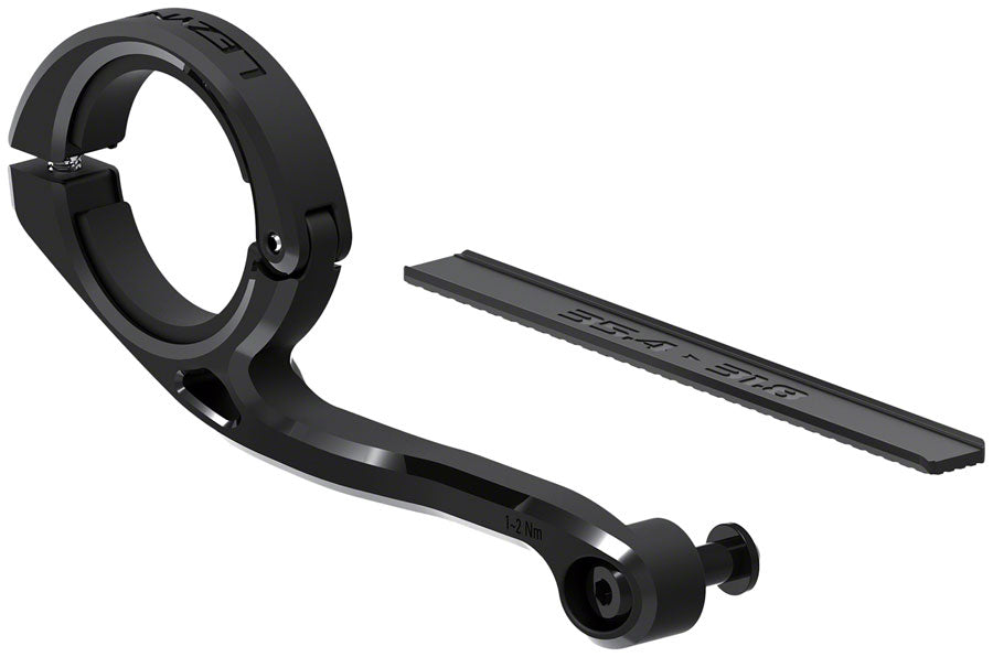 Lezyne Ebike Forward Center Handlebar Headlight Mount - With Shims Black