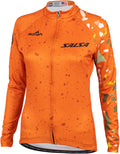 Salsa Women's Terrazzo Long Sleeve Jersey - Medium Orange