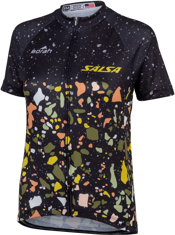 Salsa Women's Terrazzo Jersey - Small Black