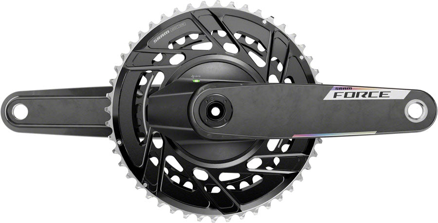 SRAM Force AXS Power Meter Crankset - 170mm 12-Speed 48/35t Thread Mount 8-Bolt PM Spider DUB Spindle Carbon E1