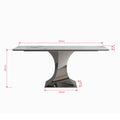 Modern Rectangular Dining Table For 6 With Chairs