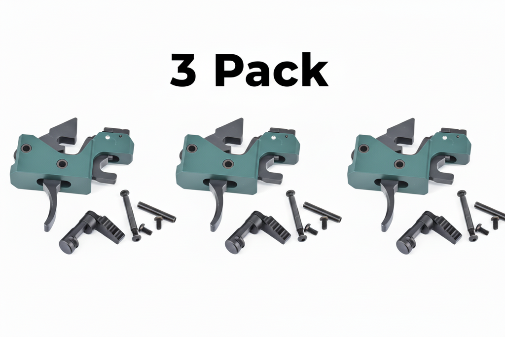 3 pack combo Partisan Forced-Reset Drop-In Cassette Trigger FRT – AR-15 Platform (USA-Made)