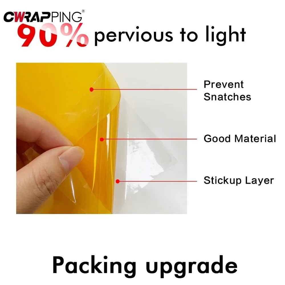 Gloss Transparent Light Black Smoke Headlight & Taillight Tint Film | Premium PVC Car Wrap