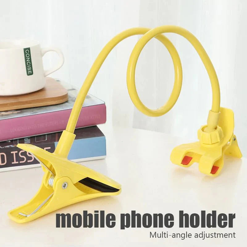 Universal Flexible Phone Holder | Adjustable Lazy Mount for Bed, Desk, and Car