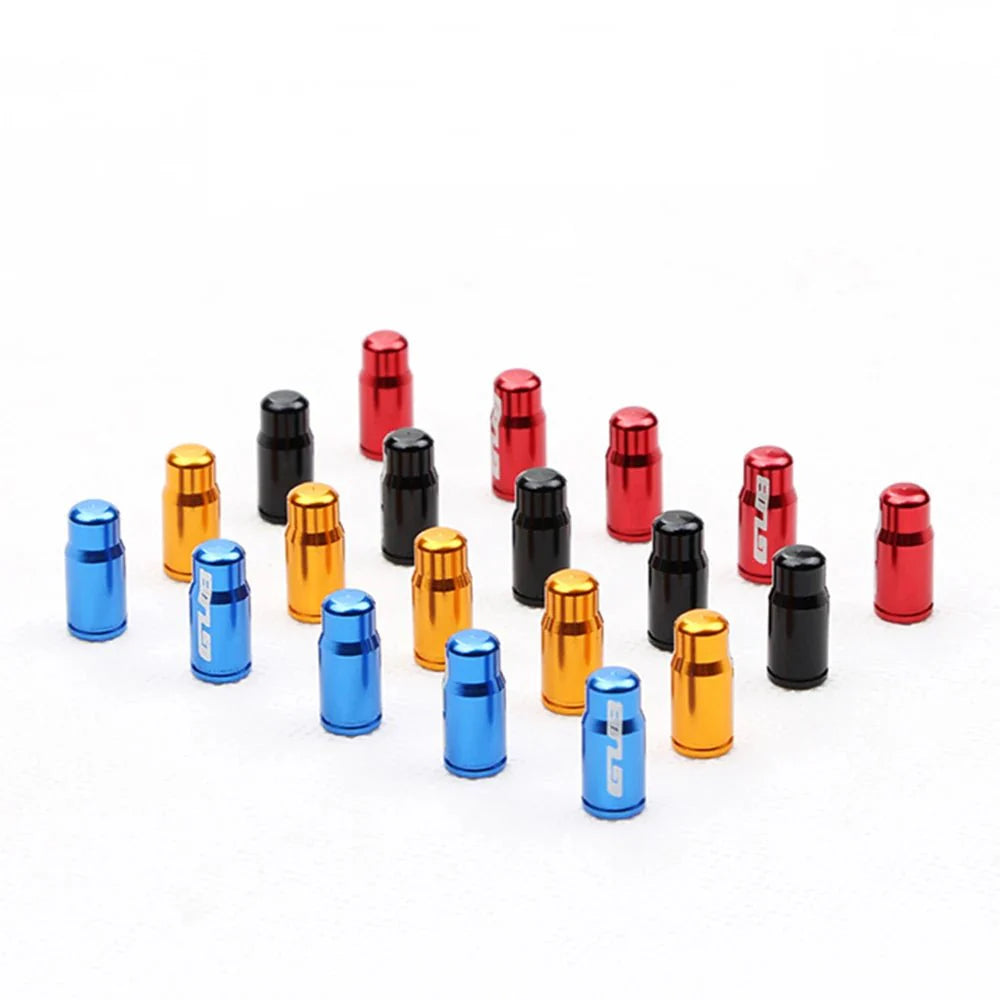 GUB Aluminum Alloy Bicycle Valve Caps | Presta & Schrader Valve Protectors