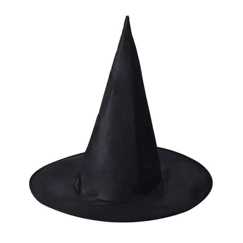 Black Wizard Hat for Adults | Halloween Magic Costume Accessory