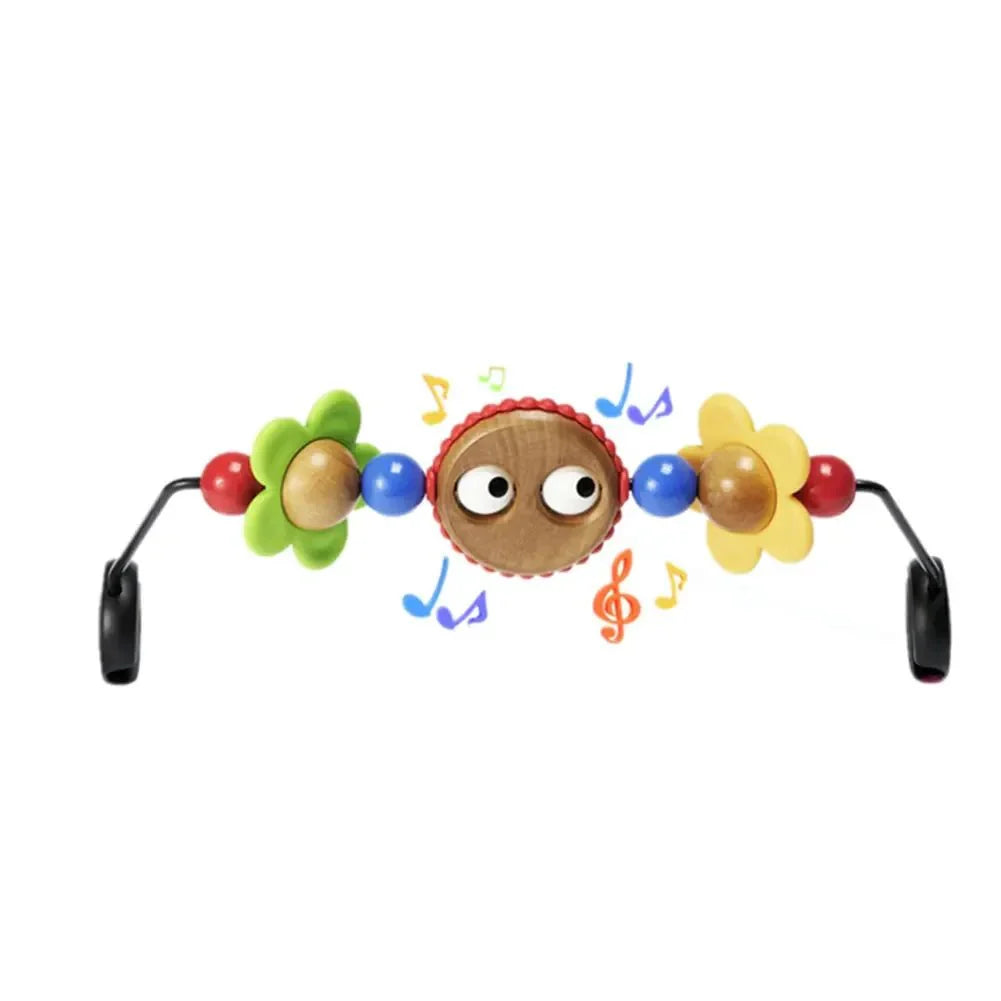 Hanging Spiral Crib Toy | Baby Rocking Chair and Stroller Play Arch Rattle