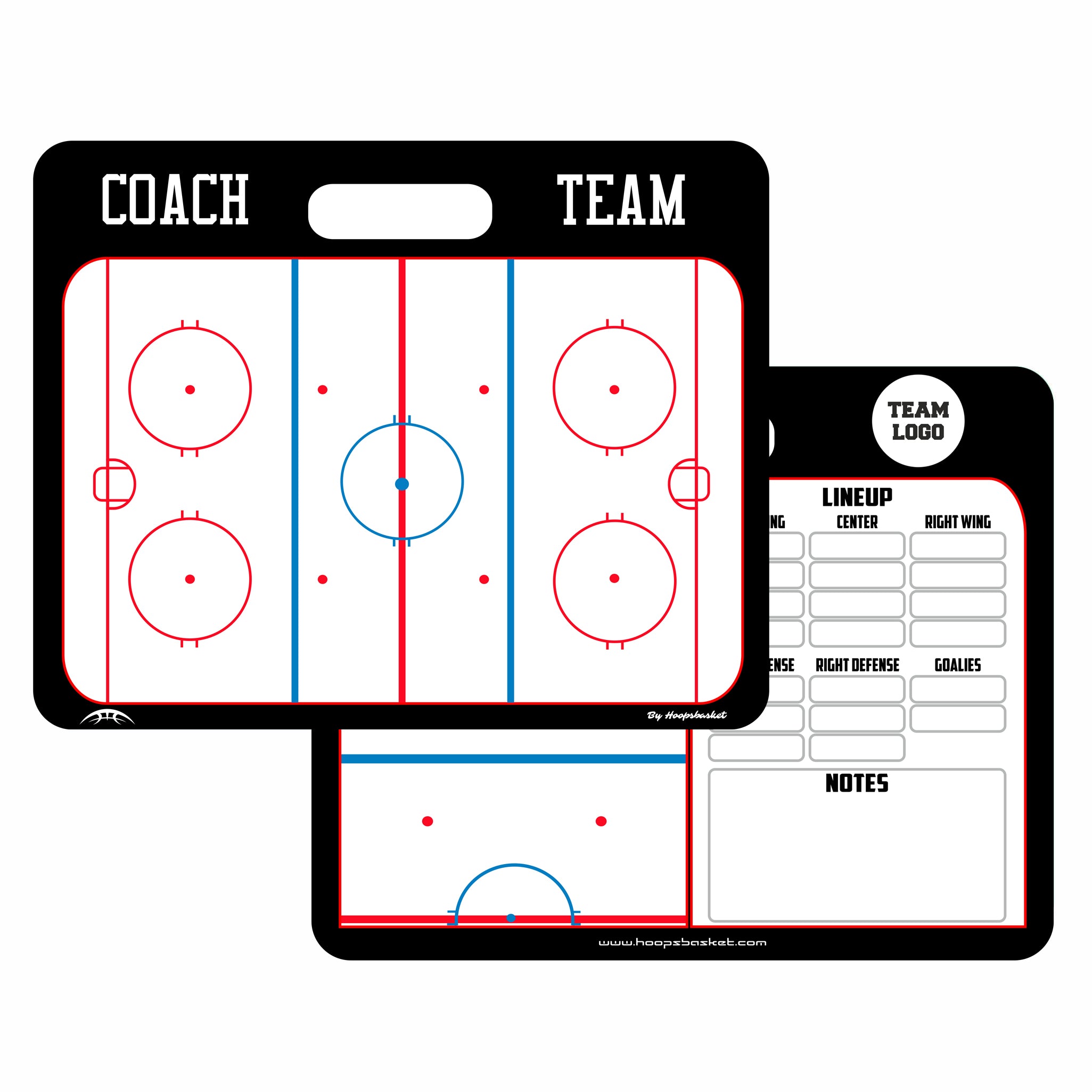 Custom Ice Hockey Magnetic Coaching Board 15.7'' x 12.6'' / 40 x 32 cm