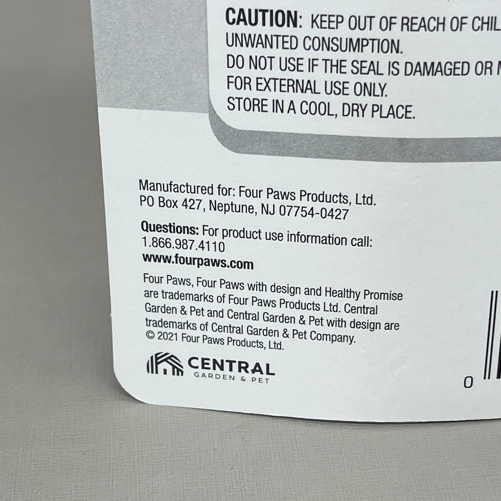 ZA@ FOUR PAWS Pack of 3 Quick Action Blood Stopper Styptic Powder Bottles 0.5oz BB 03/24 (New)