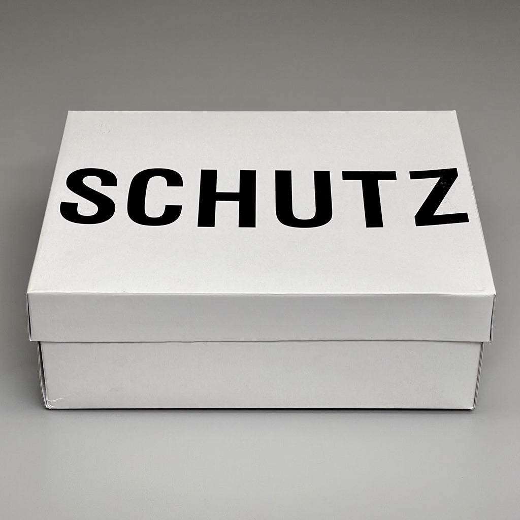 SCHUTZ Dalle Denim Women's Wedge Sandal Blue Platform Shoe Sz 8.5B (New)