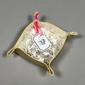 LILLY PULITZER Gold Leatherette Jewelry Organizer In Reel Life  (New)