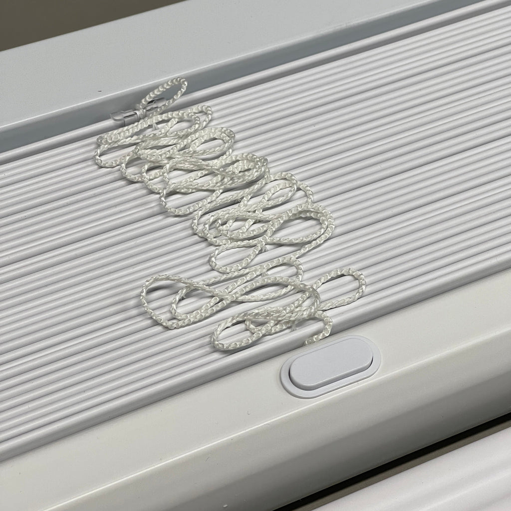 2-PACK! ILM 2" Faux Wood Blinds 28" W (27.5" actual) x 60" L White (New)