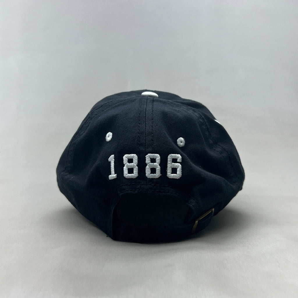 COCA-COLA Las Vegas 1886 Black Script Baseball Cap Fit Sz One Size Black 23633 (New)