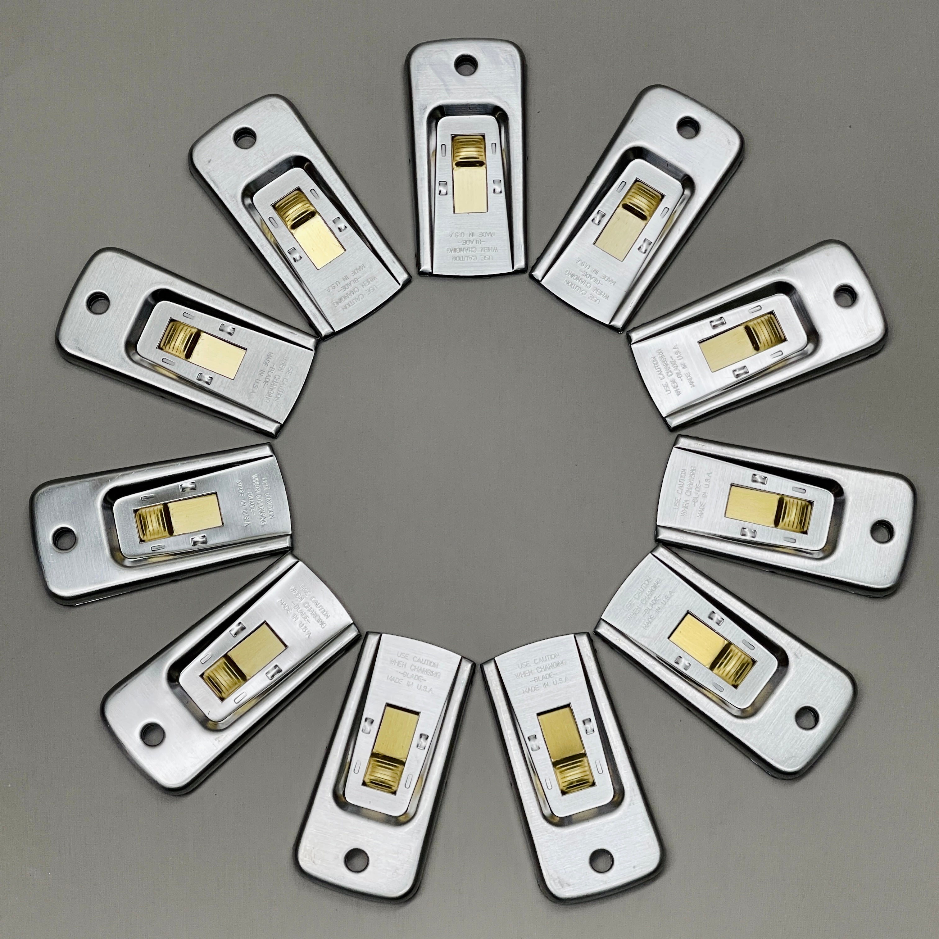 PACIFIC HANDY CUTTER PHC 10-PACK! Cutter Glass Scraper 1-1/2" Blade MS-410 (New)