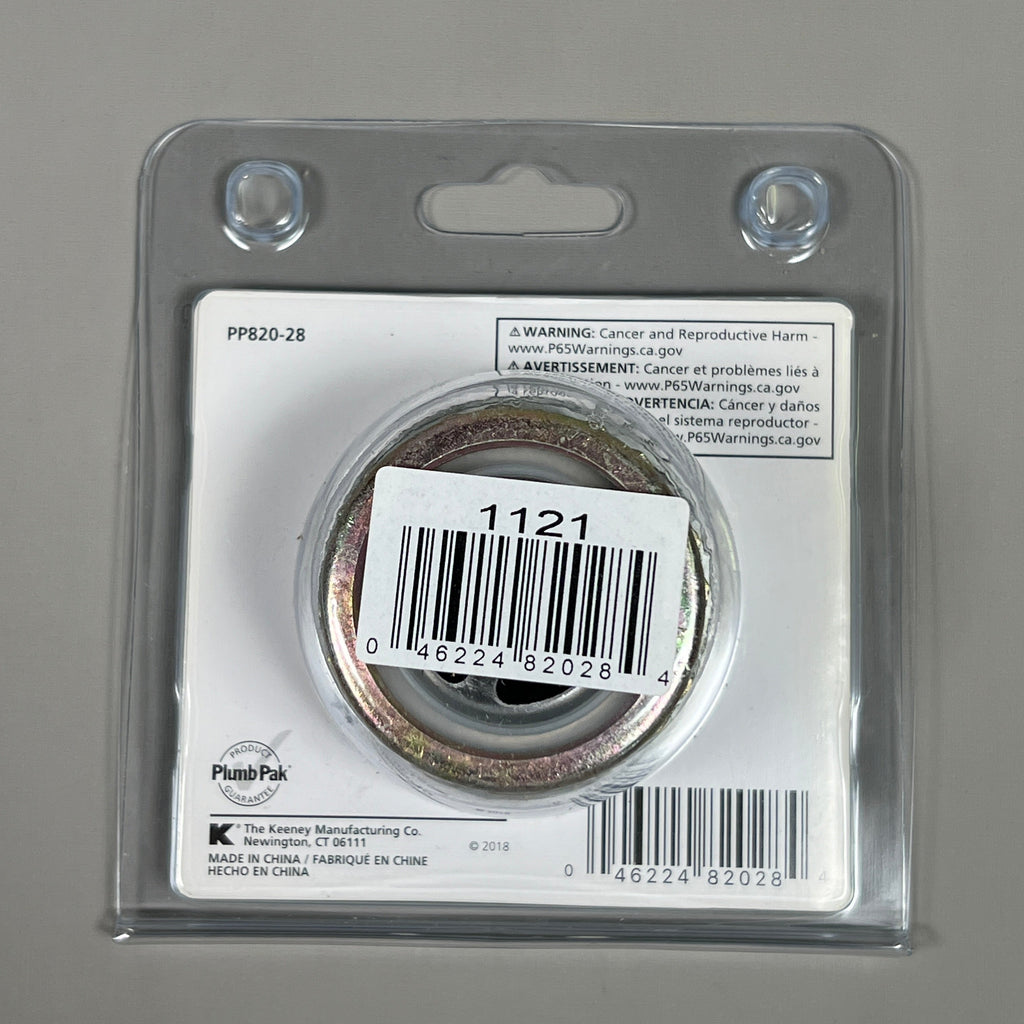 PLUMB PAK Sink Basket Strainer Assembly Jr Duo Stainless Steel (New)