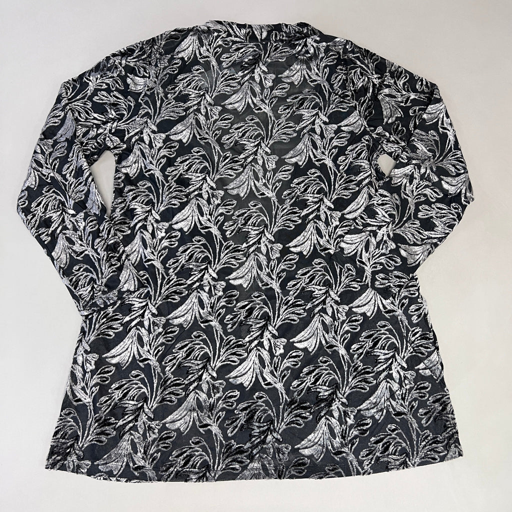SUSAN GRAVER Knit Cardigan & Tank Set Women's Sz S Grey / Black A384258F19625 (New)