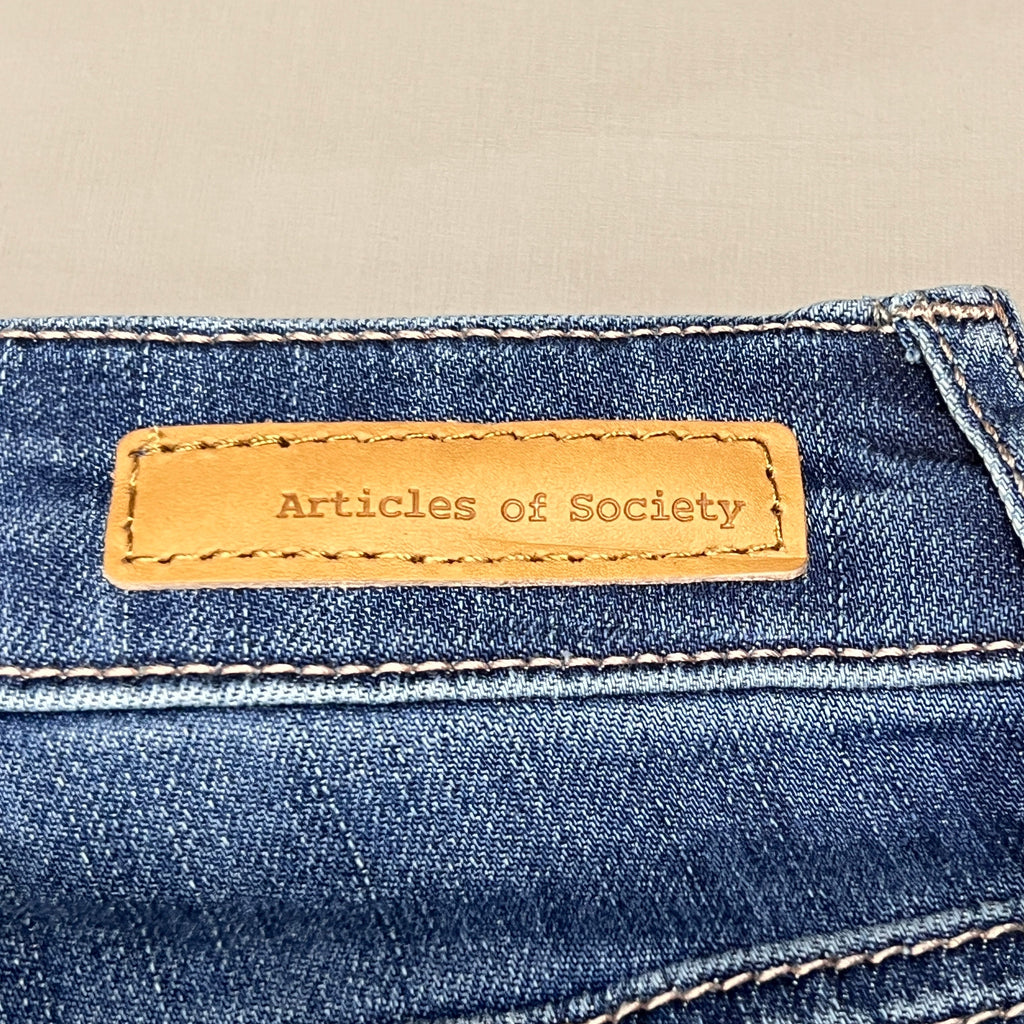 ARTICLES OF SOCIETY Pearl City Denim Jeans Women's Sz 26 Blue 4018PLV-712 (New)