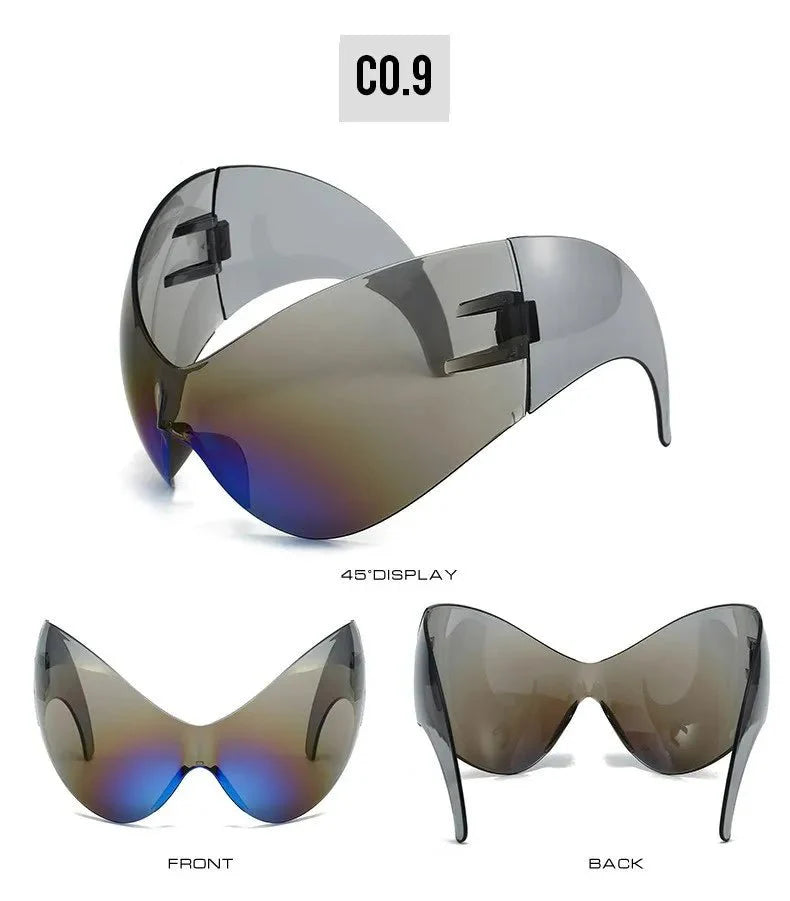 Oversized Sport Sunglasses | UV Protection Windproof Steampunk Goggles