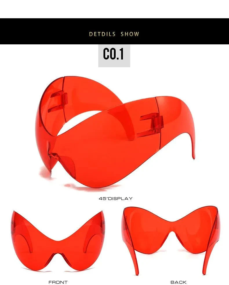 Oversized Sport Sunglasses | UV Protection Windproof Steampunk Goggles
